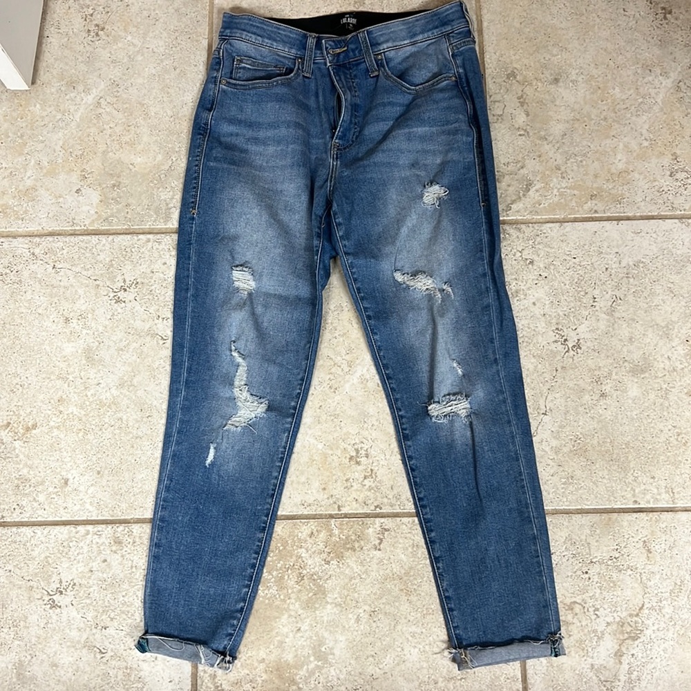 LuLaRoe distressed denim ankle length